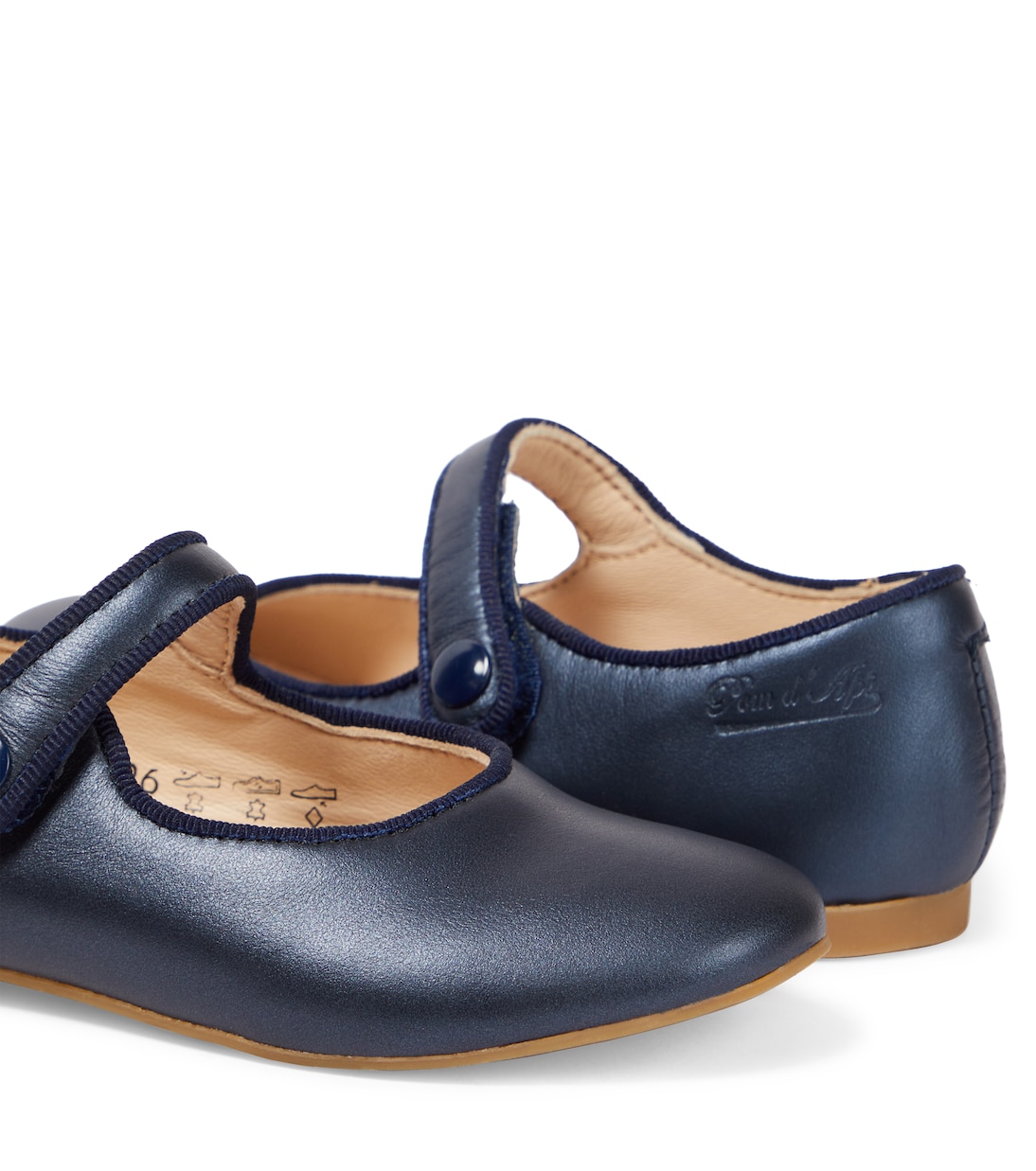Daisy Baby leather ballet flats | Pom d'Api