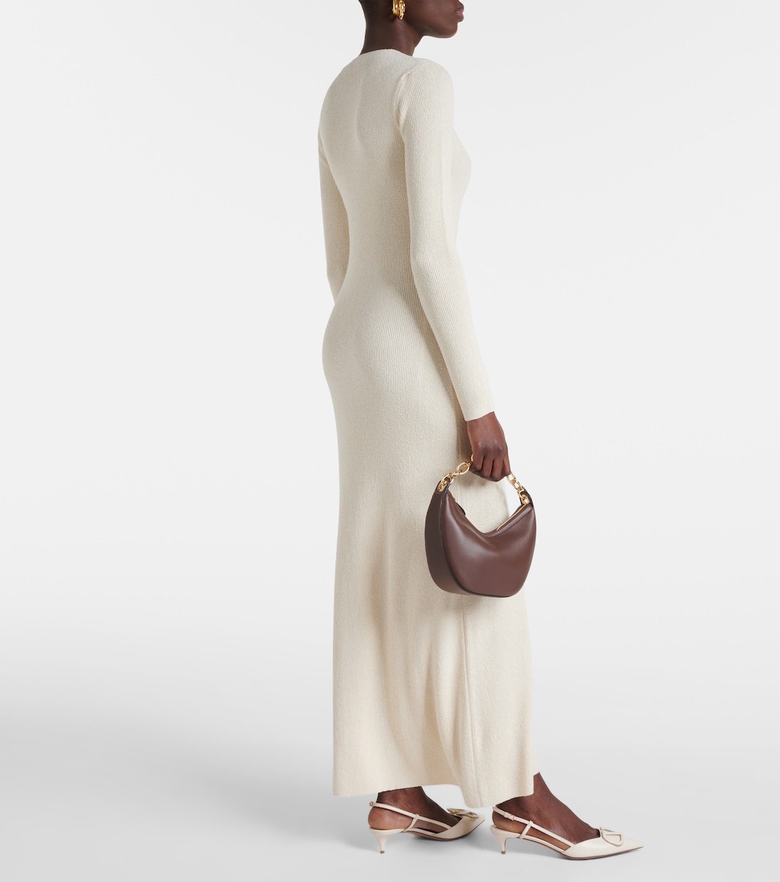 Robe longue en soie | Valentino