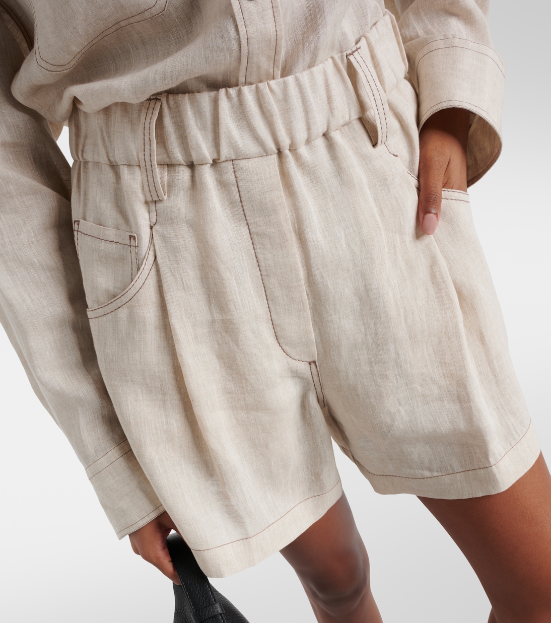 Short en lin | Brunello Cucinelli