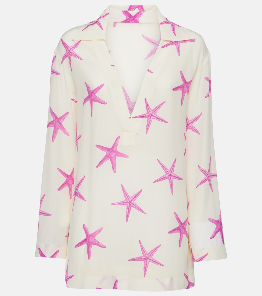 Camicia Starfish in seta | Valentino