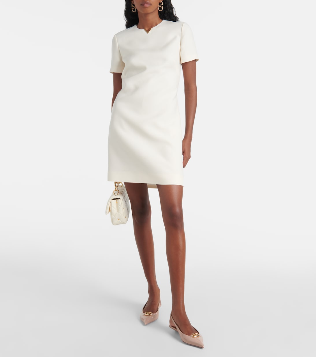 Minikleid VGold aus Crepe Couture | Valentino