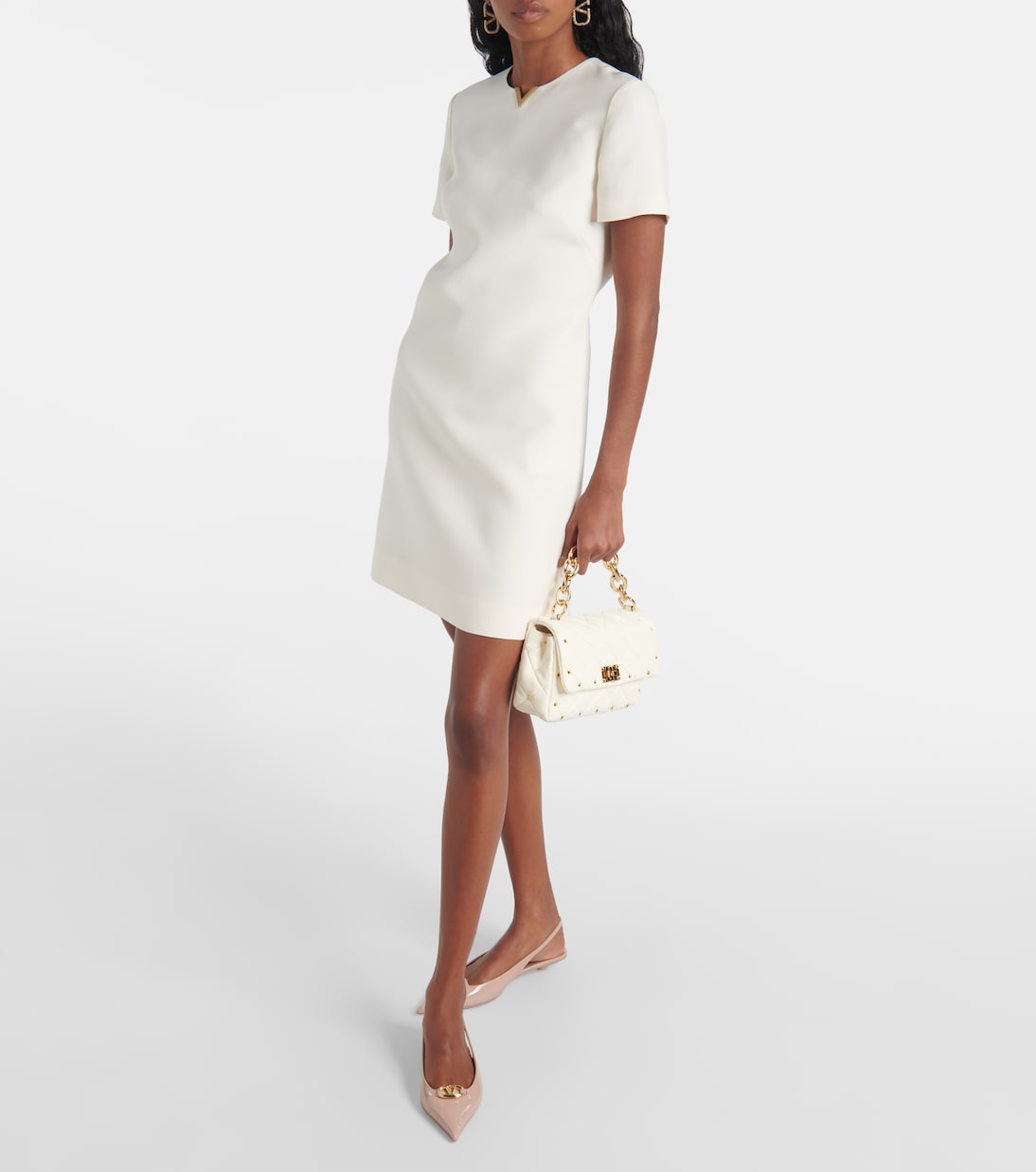 Minikleid VGold aus Crepe Couture | Valentino