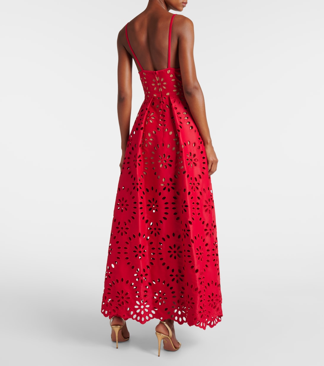 Vestido de Seda Bordado con Flores Inspirado por Elie Saab para Jóvenes