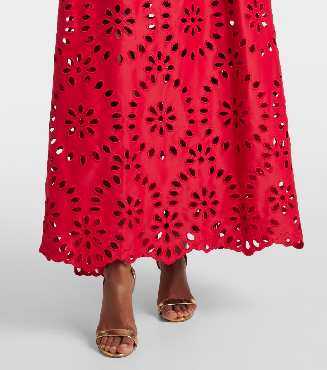 Vestido de Seda Bordado con Flores Inspirado por Elie Saab para Jóvenes