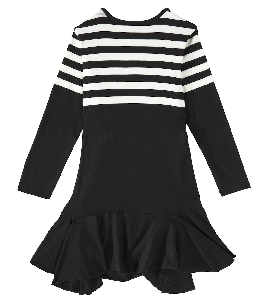 Vestido de algodón con 4G a rayas | Givenchy Kids