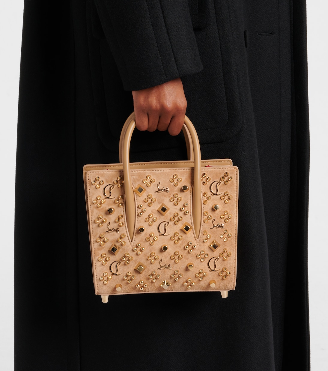 Sac Paloma Mini en cuir à ornements | Christian Louboutin