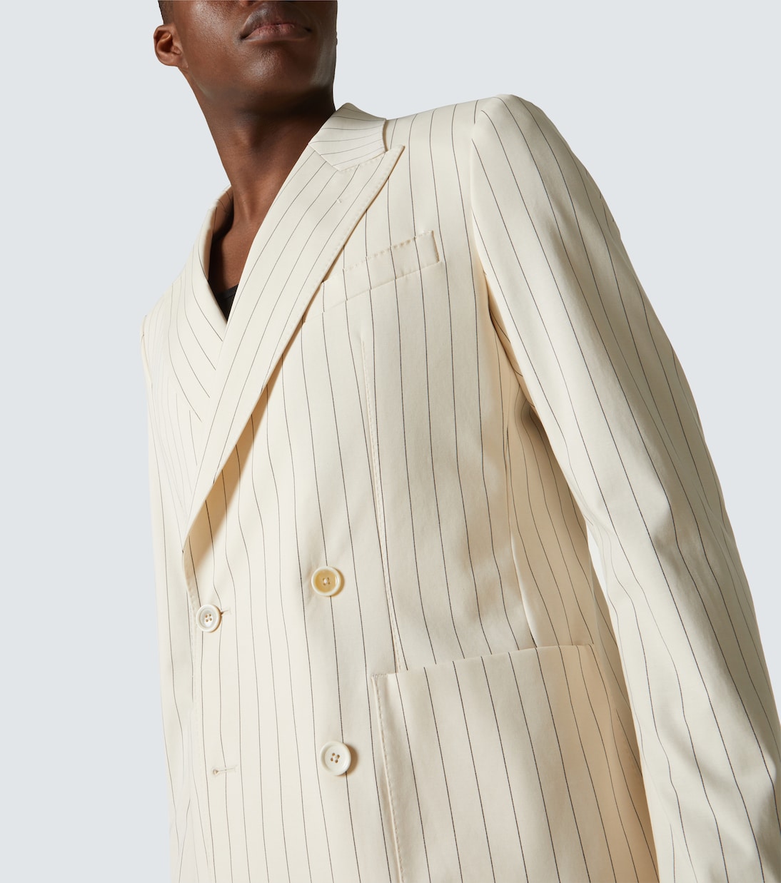 Blazer in misto cotone a righe | Dolce&Gabbana