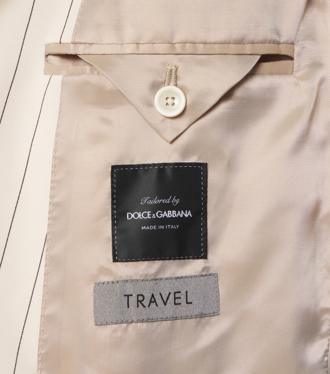 Blazer in misto cotone a righe | Dolce&Gabbana