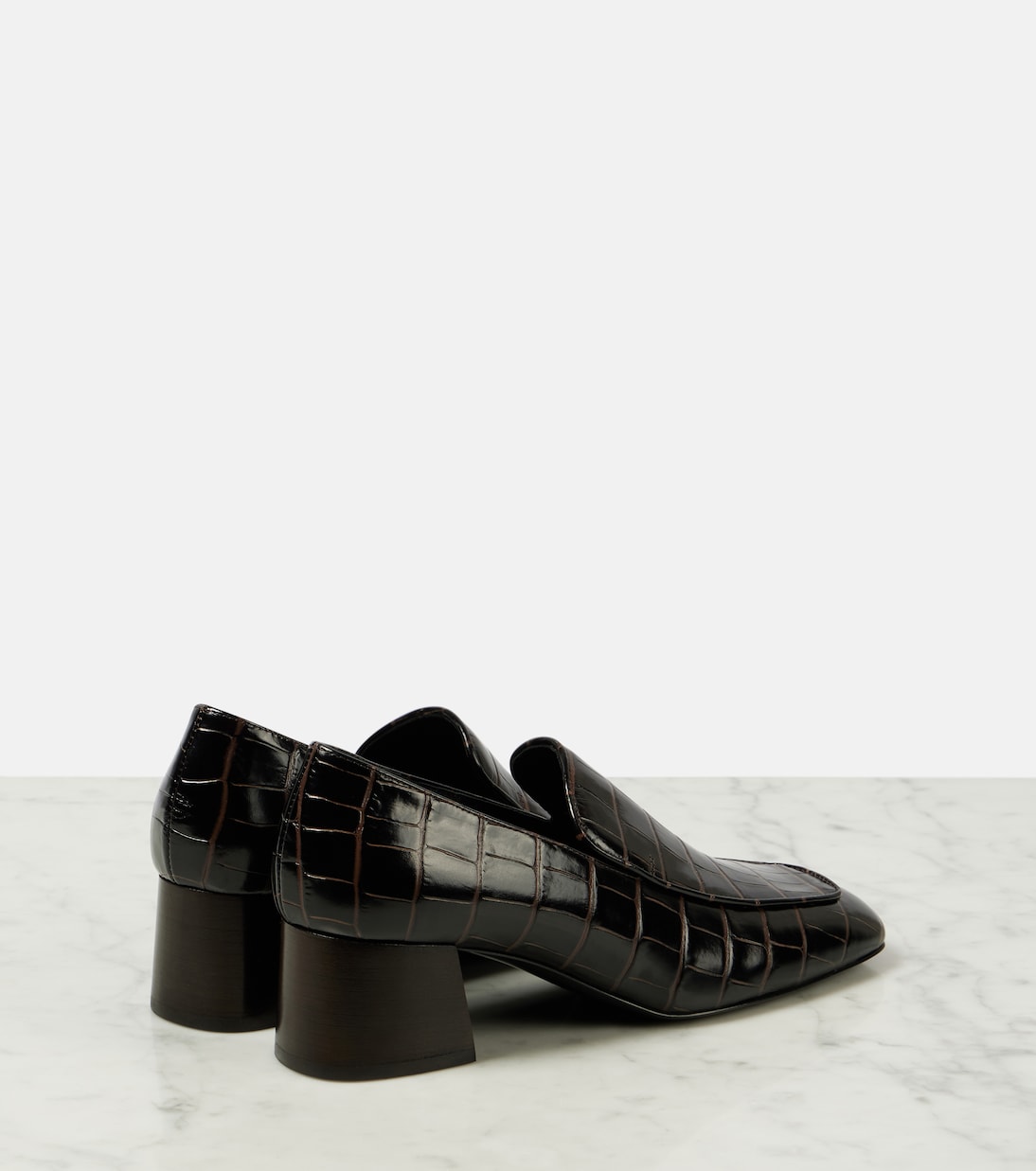 Pumps mocassino in pelle stampata  | Toteme