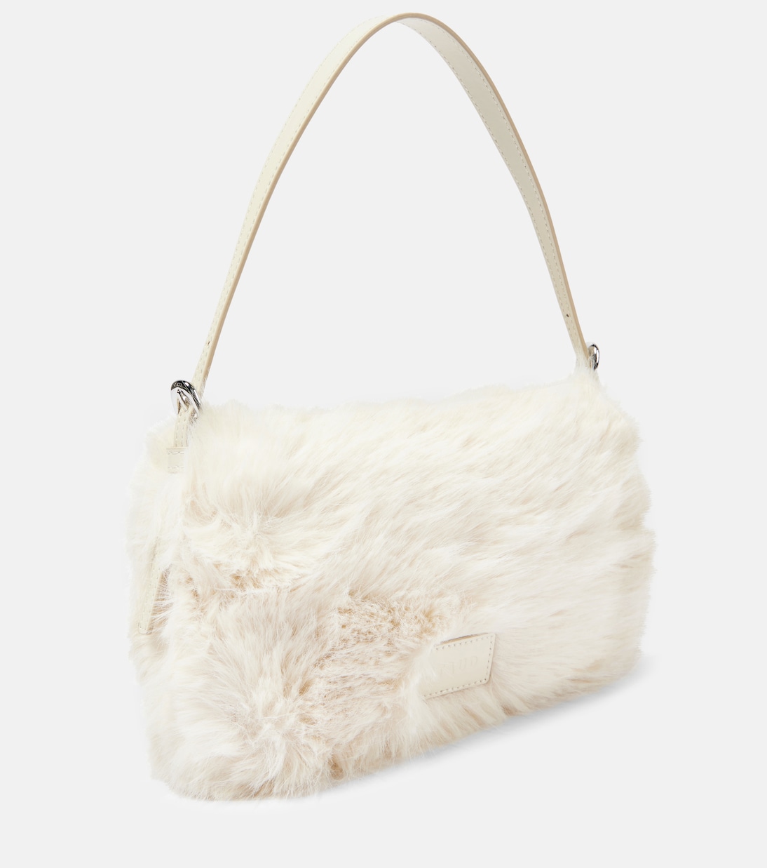 Harlow faux fur shoulder bag | Staud