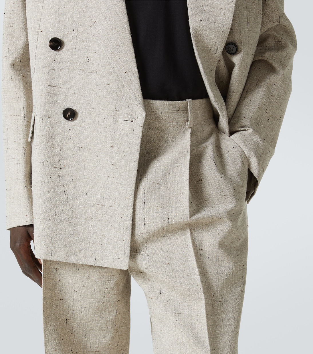Gerade High-Rise-Hose | Bottega Veneta