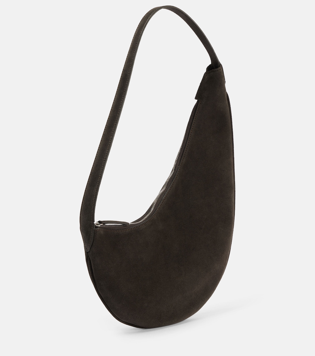 Borsa a spalla Lune Mini in suede | Aesther Ekme