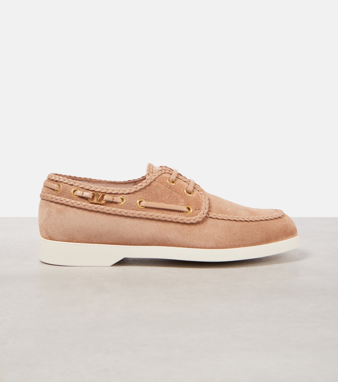 Scarpe da barca in suede Palm Avenue di Valentino Garavani per giovani alla moda