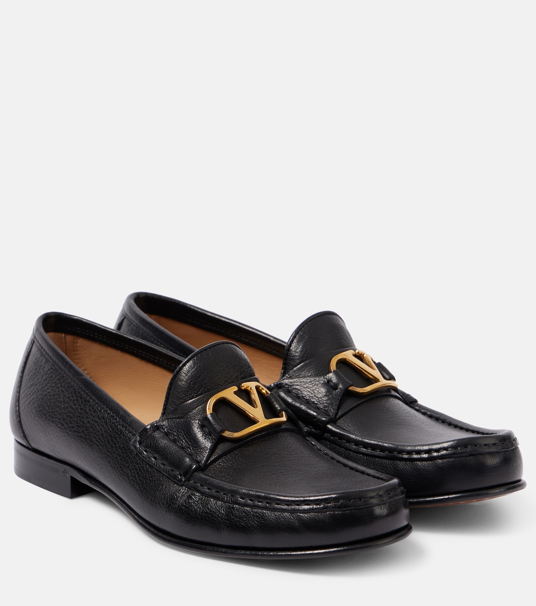VLogo Signature leather loafers | Valentino Garavani