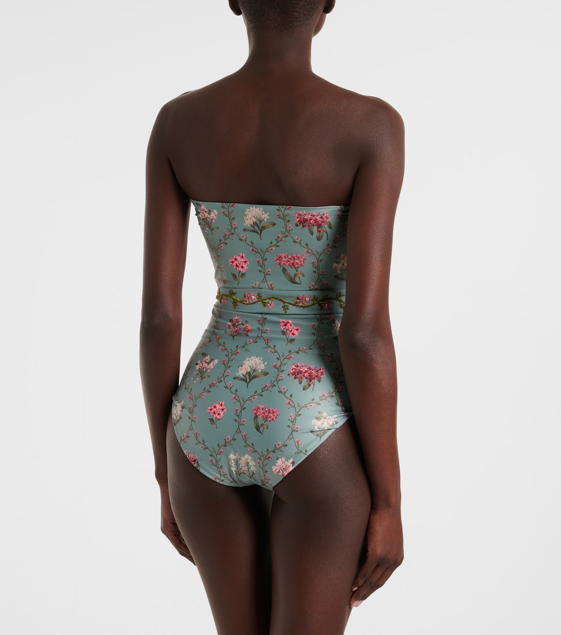 Maillot de bain brodé Ilusión à fleurs | Agua by Agua Bendita
