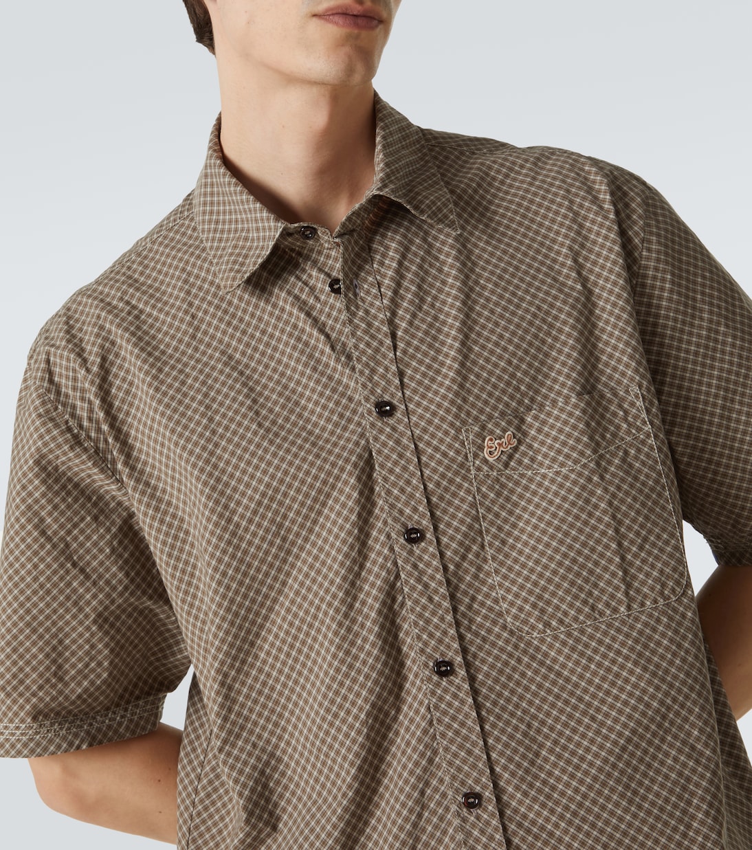 Camicia in cotone a quadri | ERL