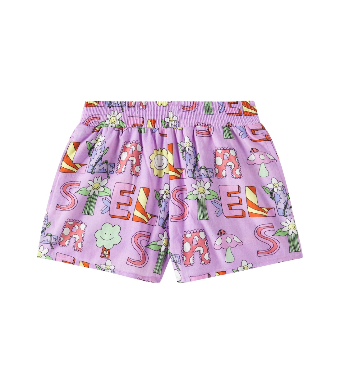 Shorts in cotone con logo | Stella McCartney Kids