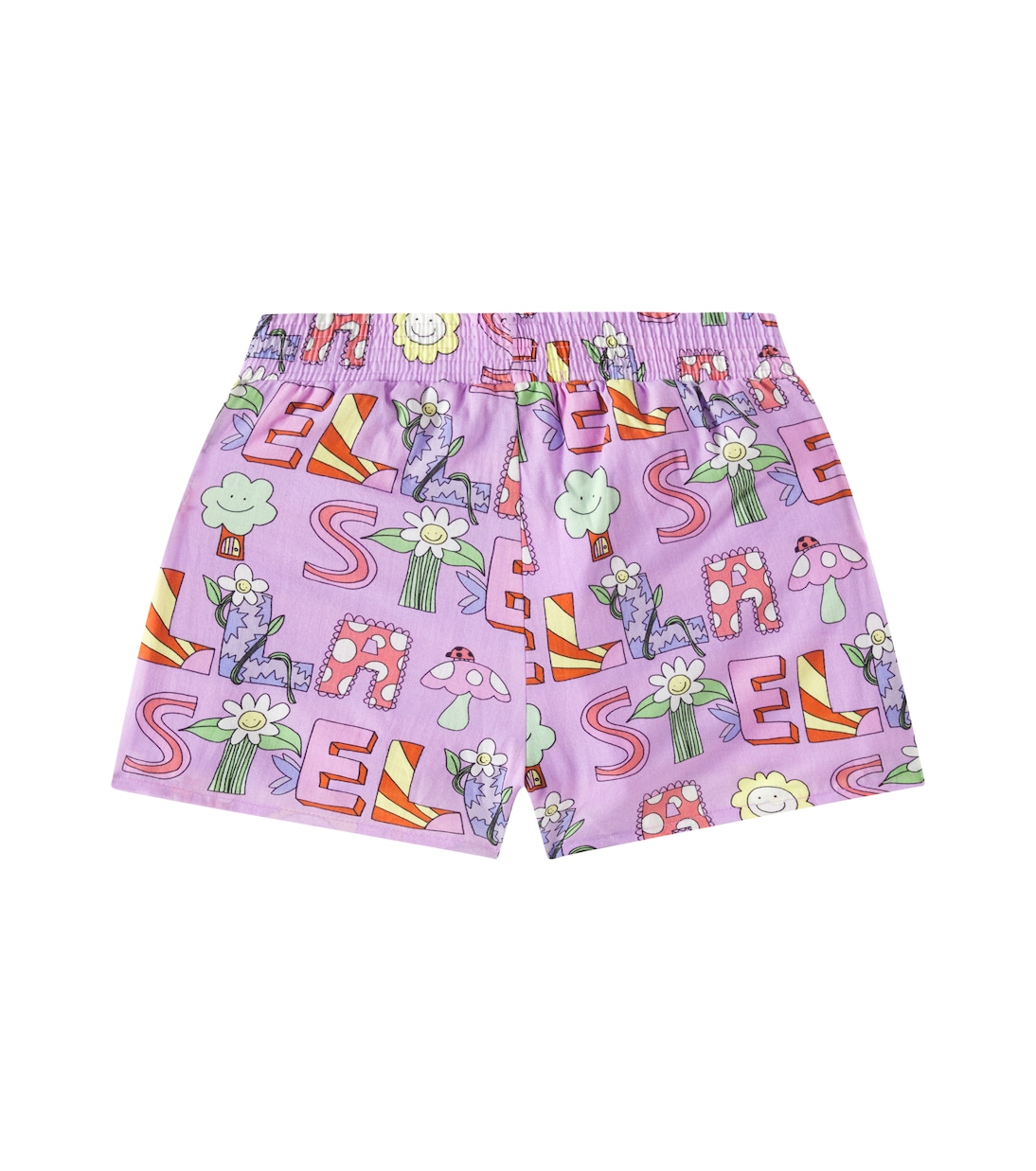 Shorts in cotone con logo | Stella McCartney Kids