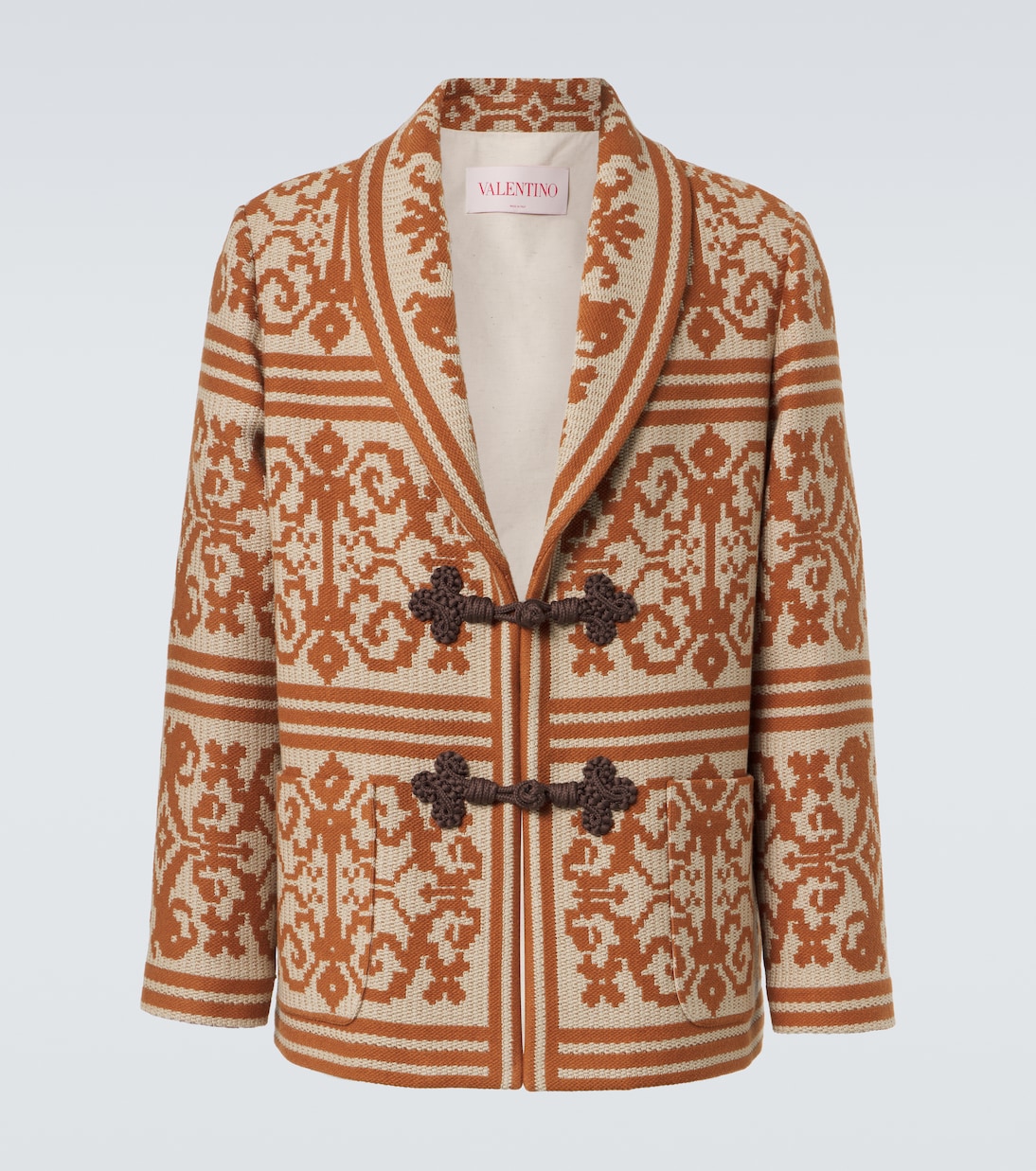 Cardigan in cotone e lino | Valentino