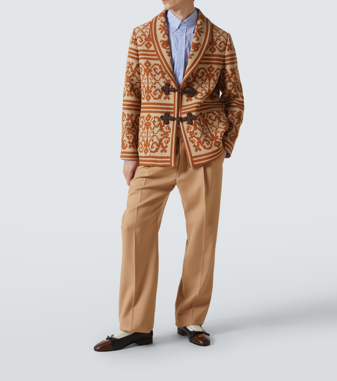 Cardigan in cotone e lino | Valentino
