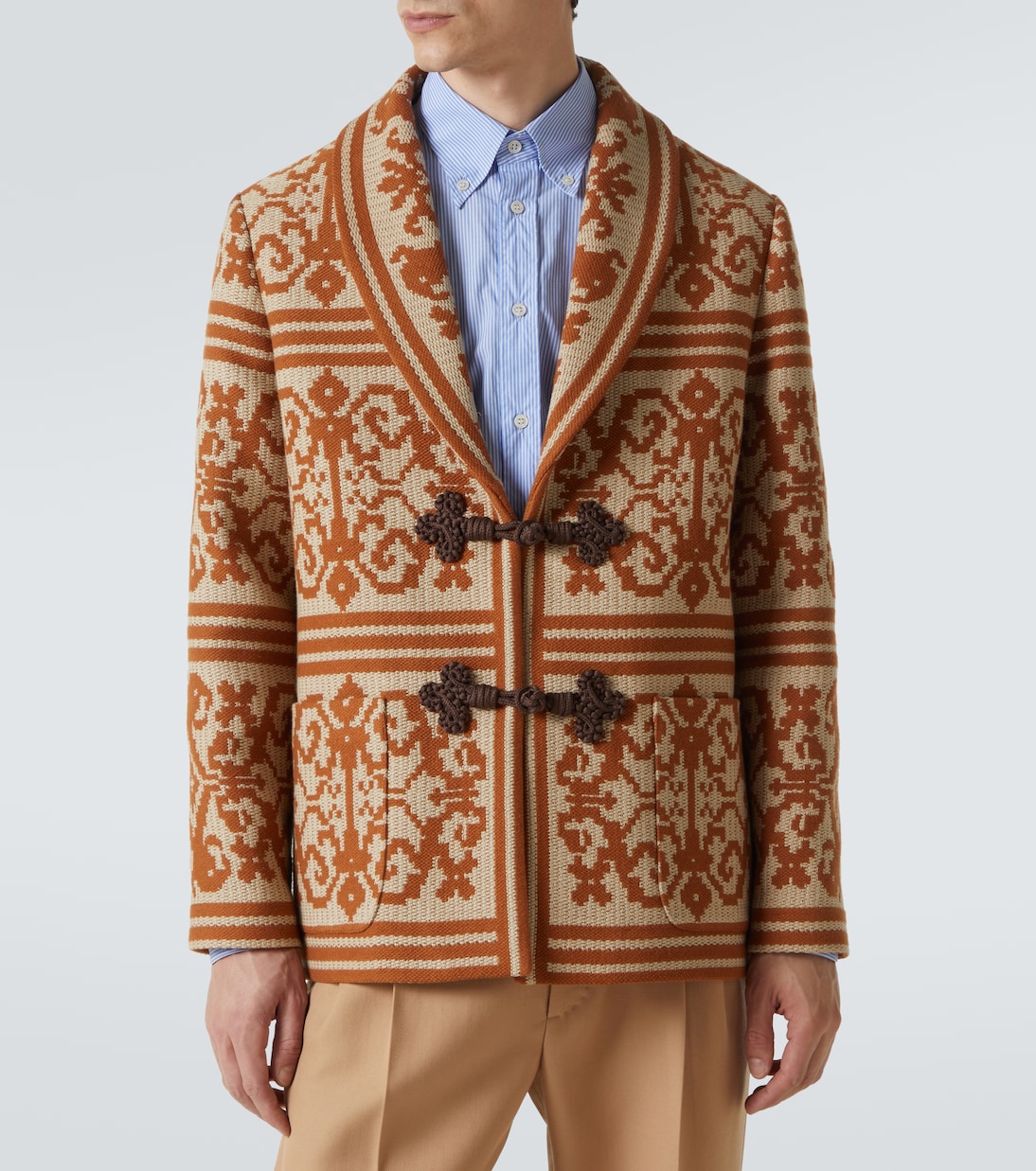 Cardigan in cotone e lino | Valentino