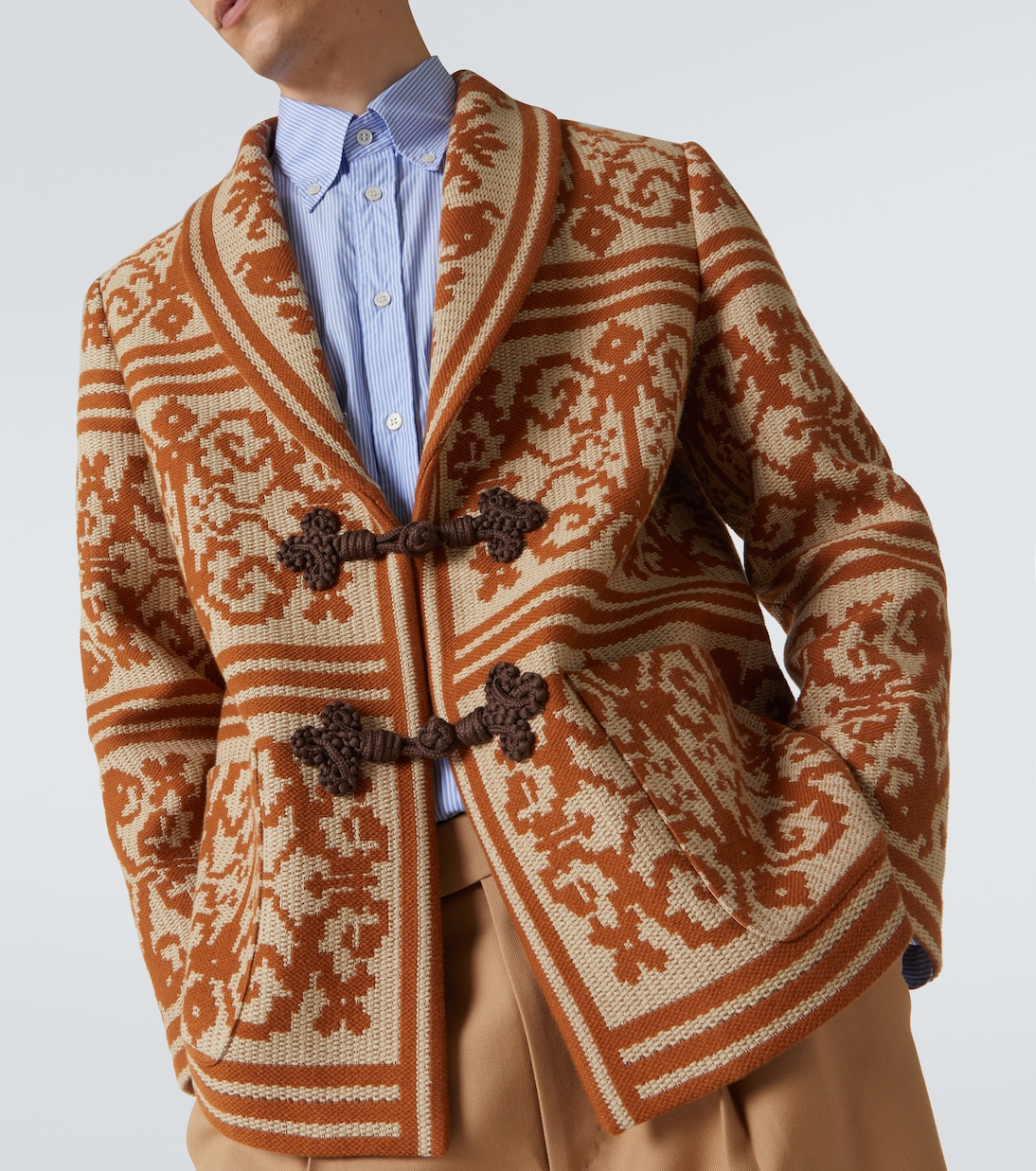Cardigan in cotone e lino | Valentino