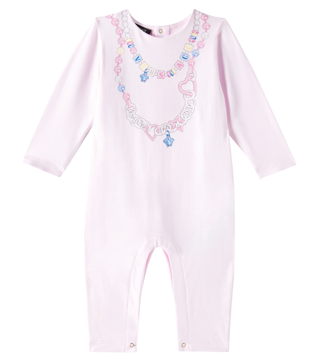 Bebé - body de mezcla de algodón estampado | Versace Kids