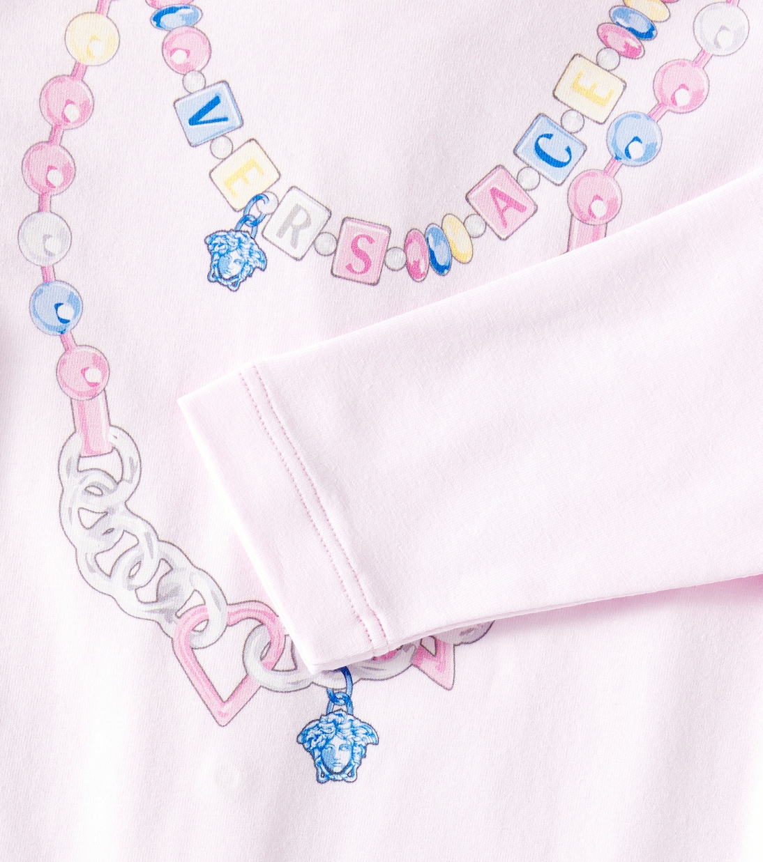 Bebé - body de mezcla de algodón estampado | Versace Kids