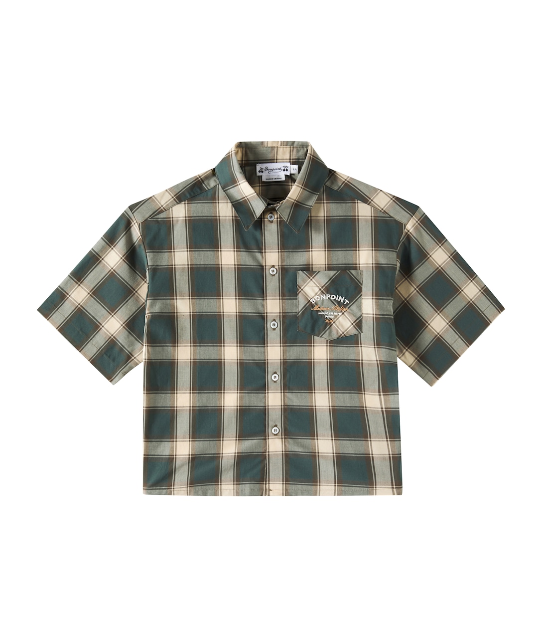 Camicia bowling Elyas a quadri | Bonpoint