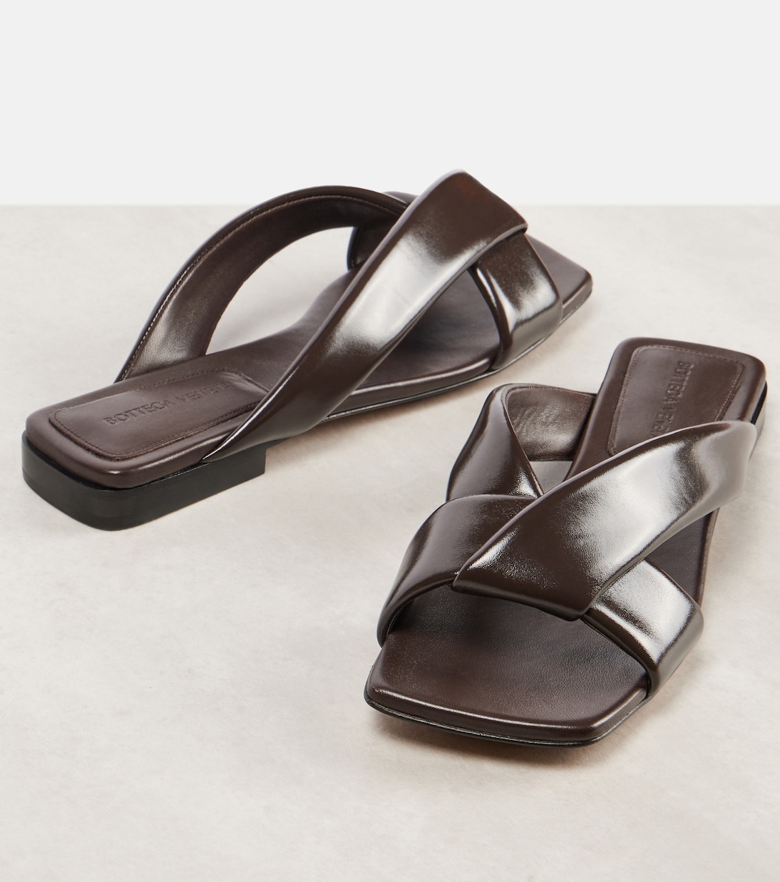 Mules Riva en cuir | Bottega Veneta