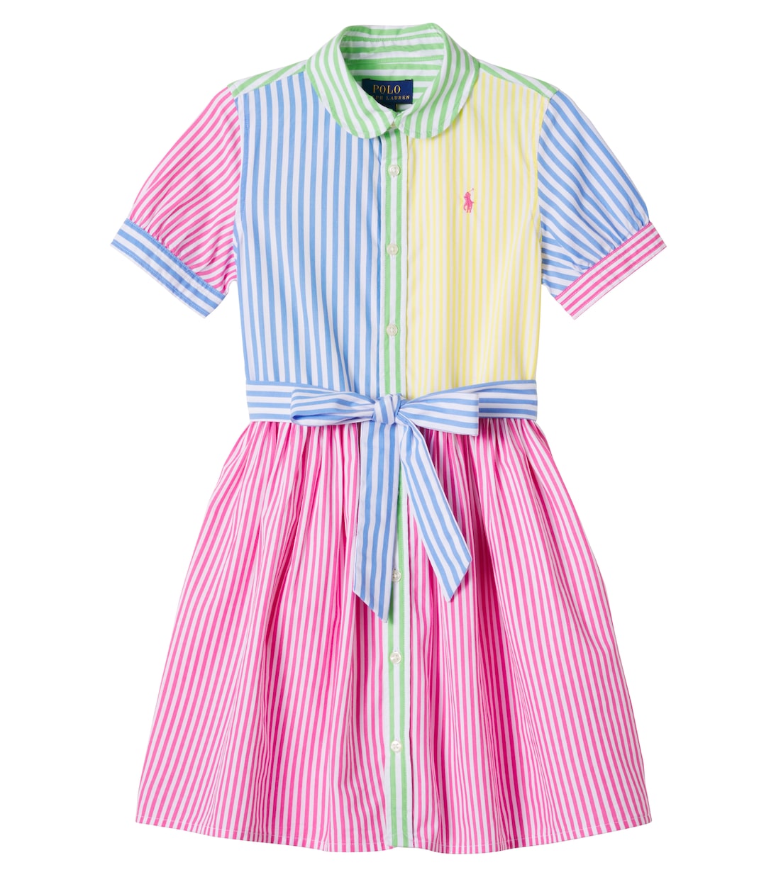 Robe chemise rayée en coton | Polo Ralph Lauren Kids
