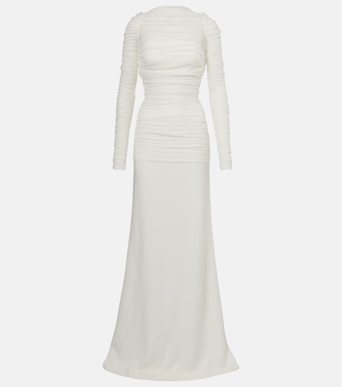 Robe de mariée longue en tulle | Christopher Esber