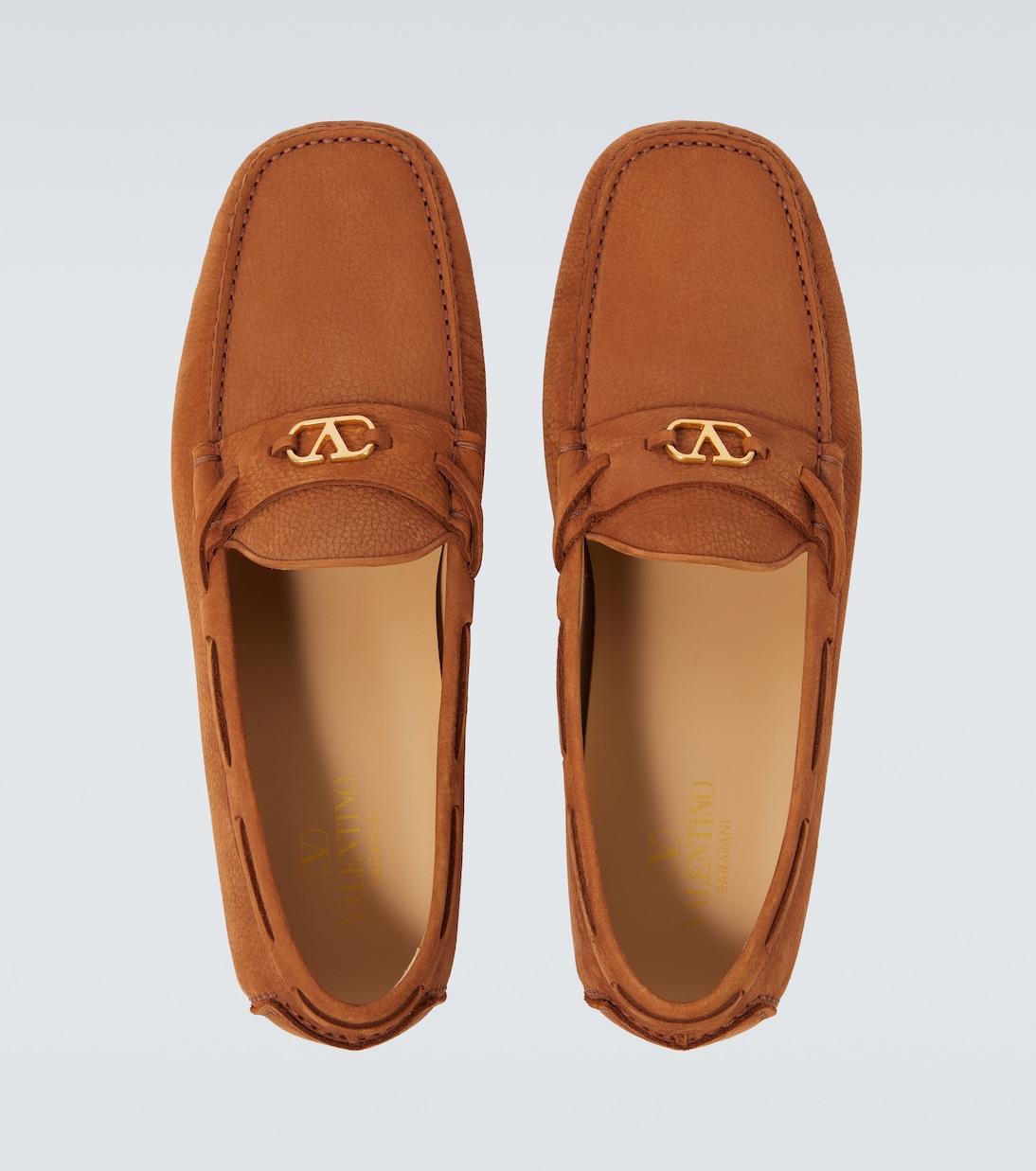 Fastaway VLogo suede driver shoes | Valentino Garavani