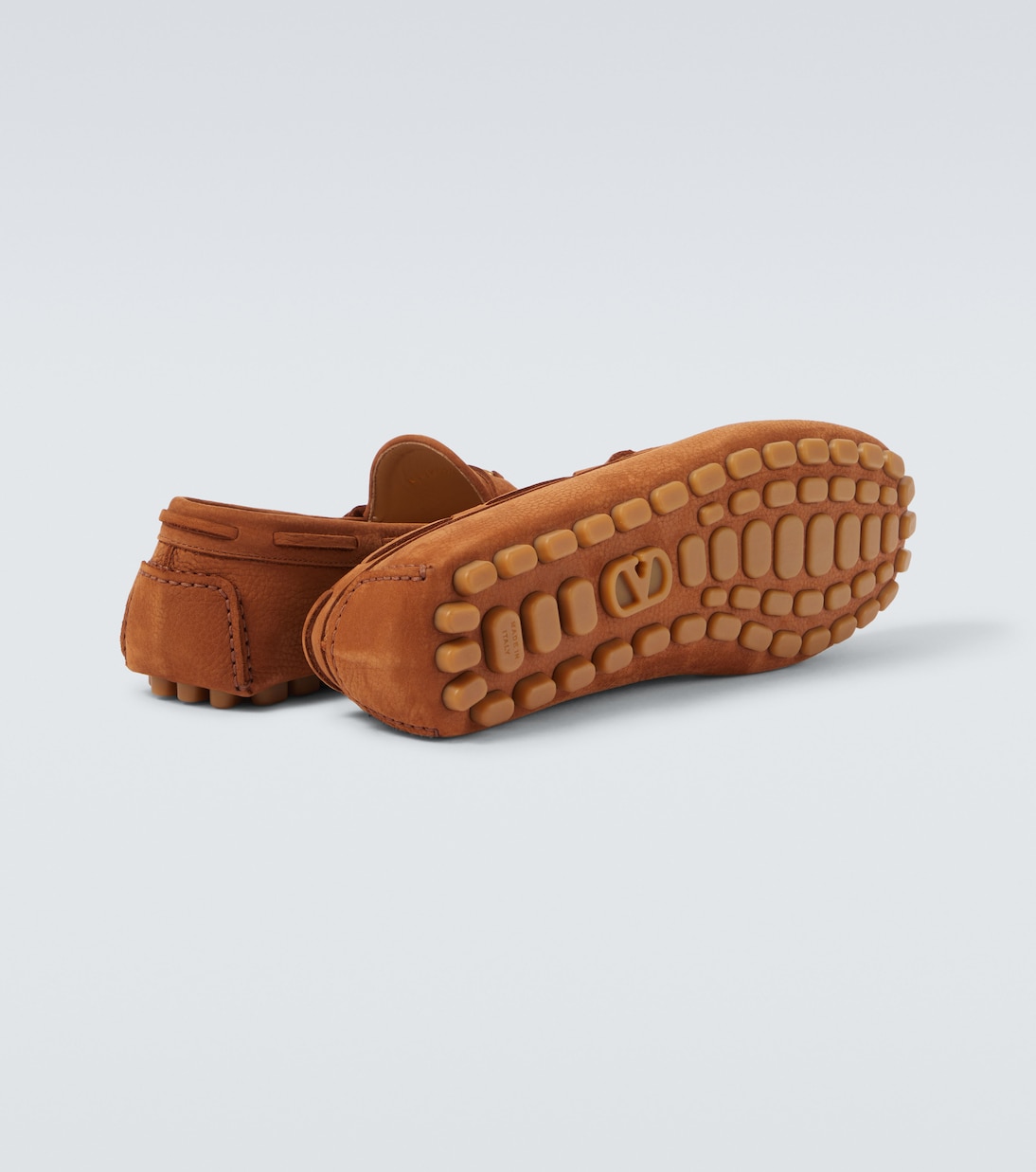 Fastaway VLogo suede driver shoes | Valentino Garavani