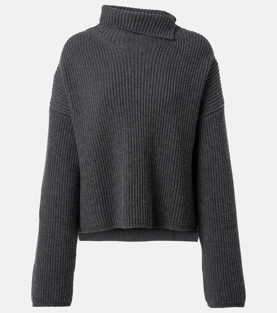 Ribbed-knit wool-blend turtleneck sweater | Joseph