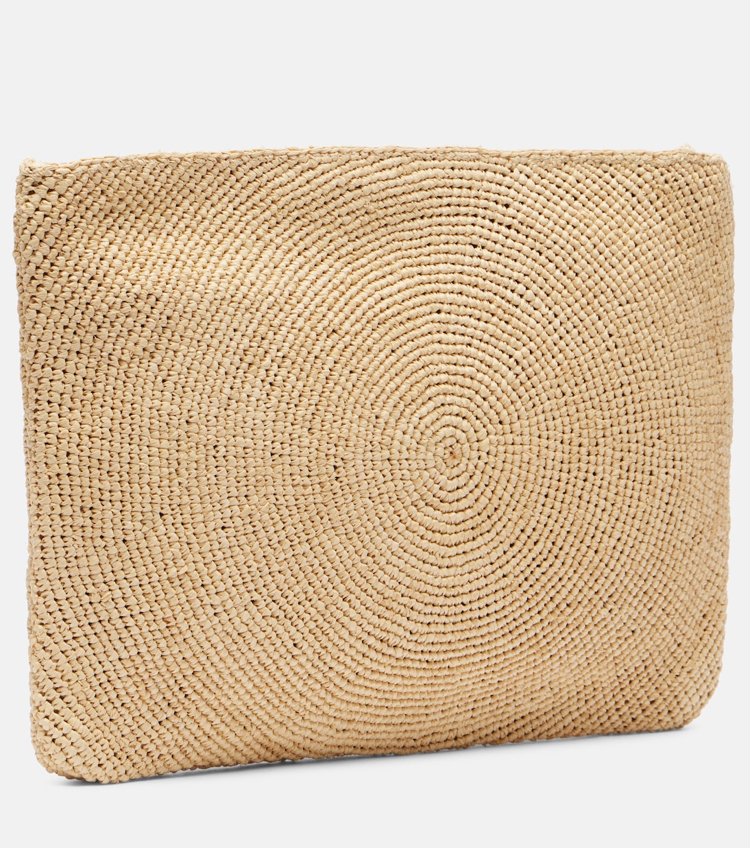 Logo raffia clutch | Stella McCartney