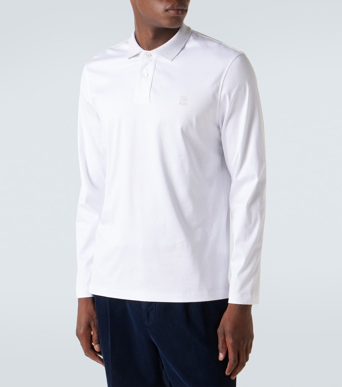 Polopullover aus Baumwolle | Brunello Cucinelli