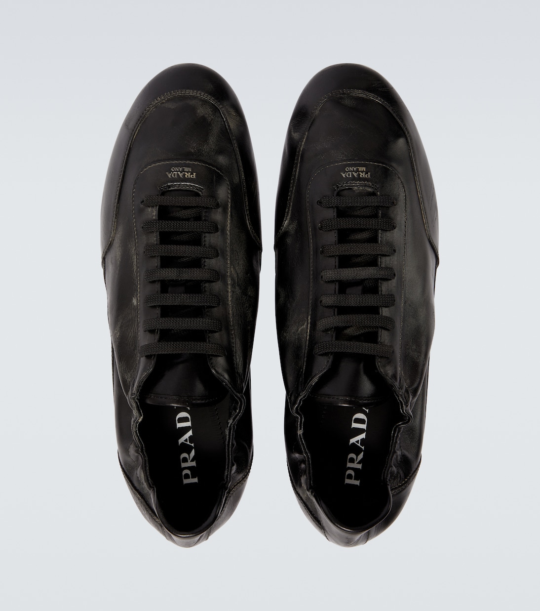 Sneakers Collapse aus Leder | Prada
