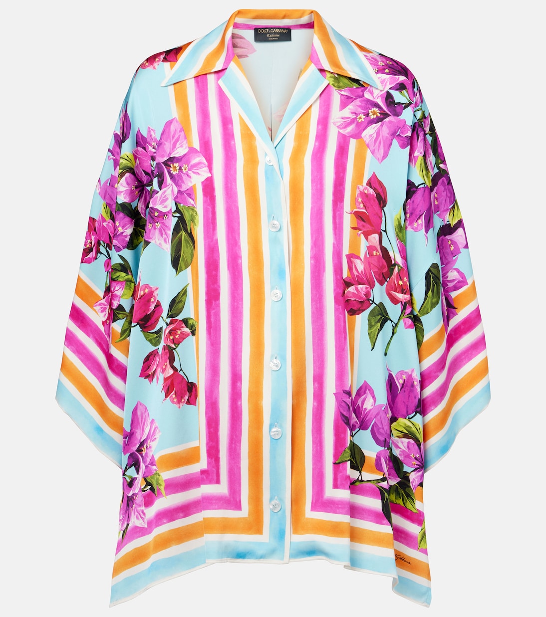 Printed silk-blend shirt | Dolce&Gabbana