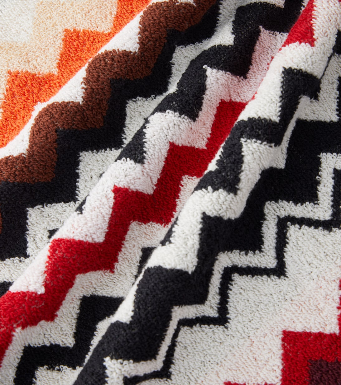 Set de 2 serviettes Zigzag en coton | Missoni
