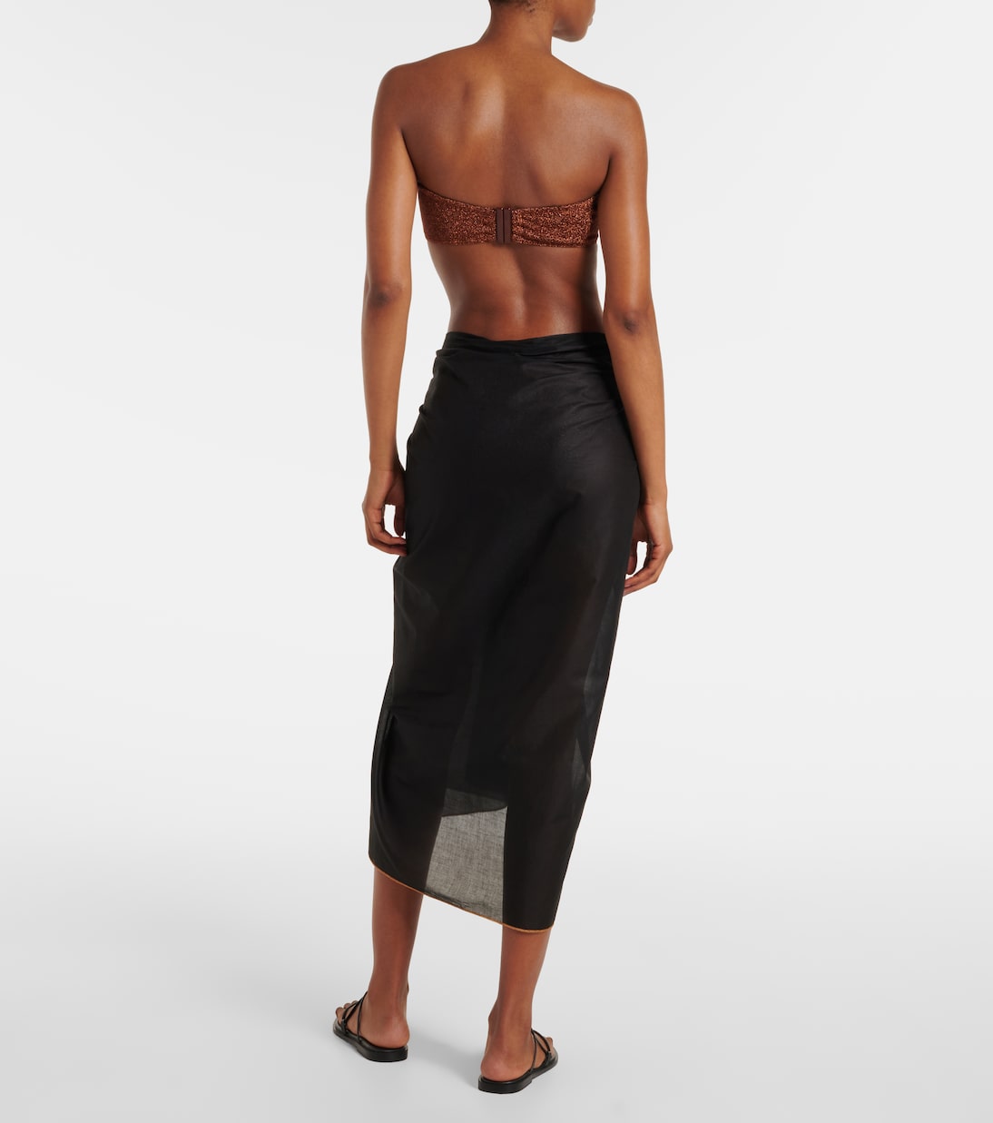 Cabine semi-sheer beach cover-up | Eres