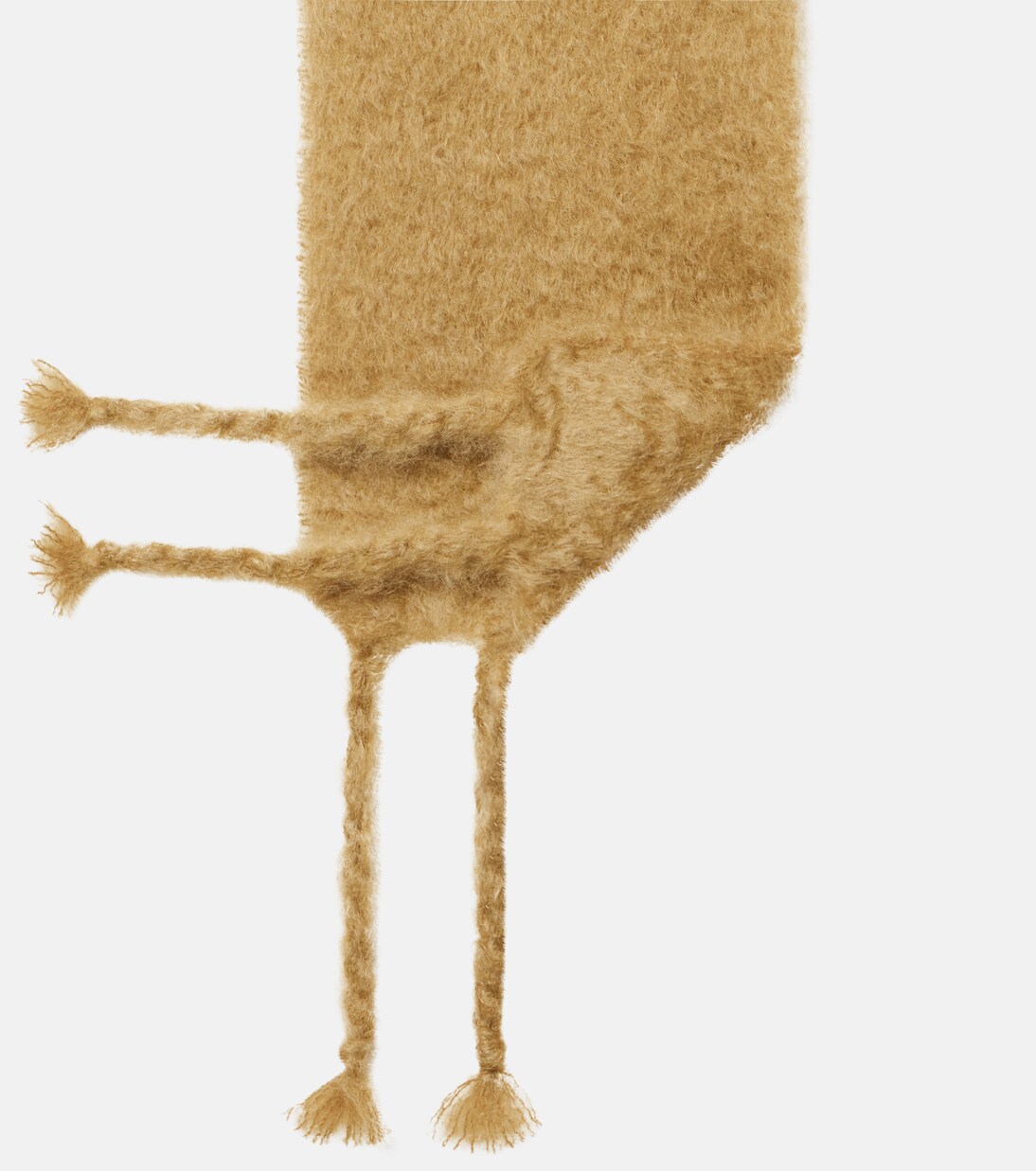 Logo mohair and wool-blend scarf | Jil Sander