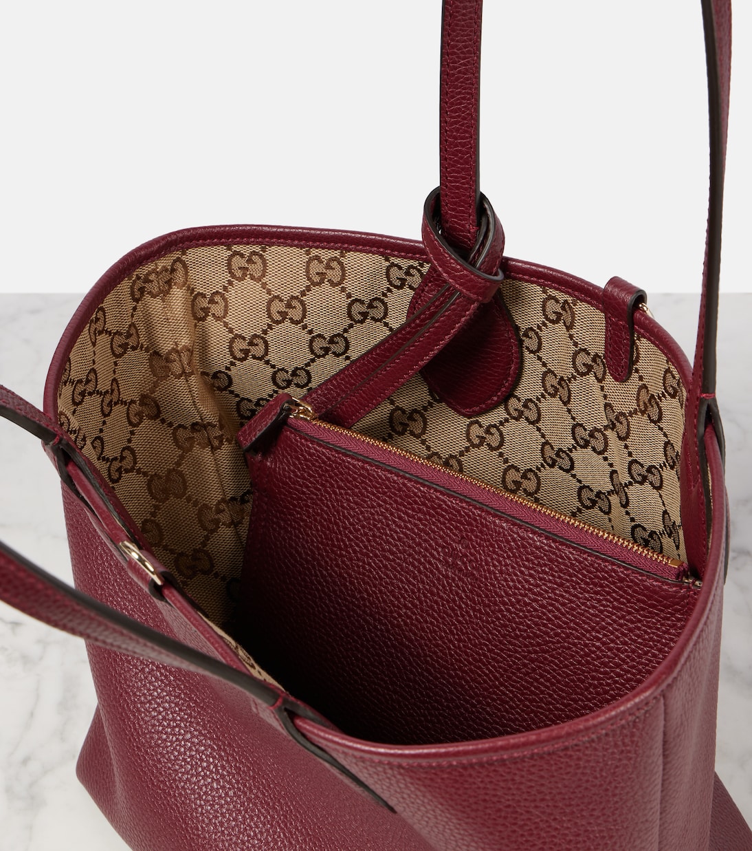 Borsa reversibile Totissima in pelle | Gucci