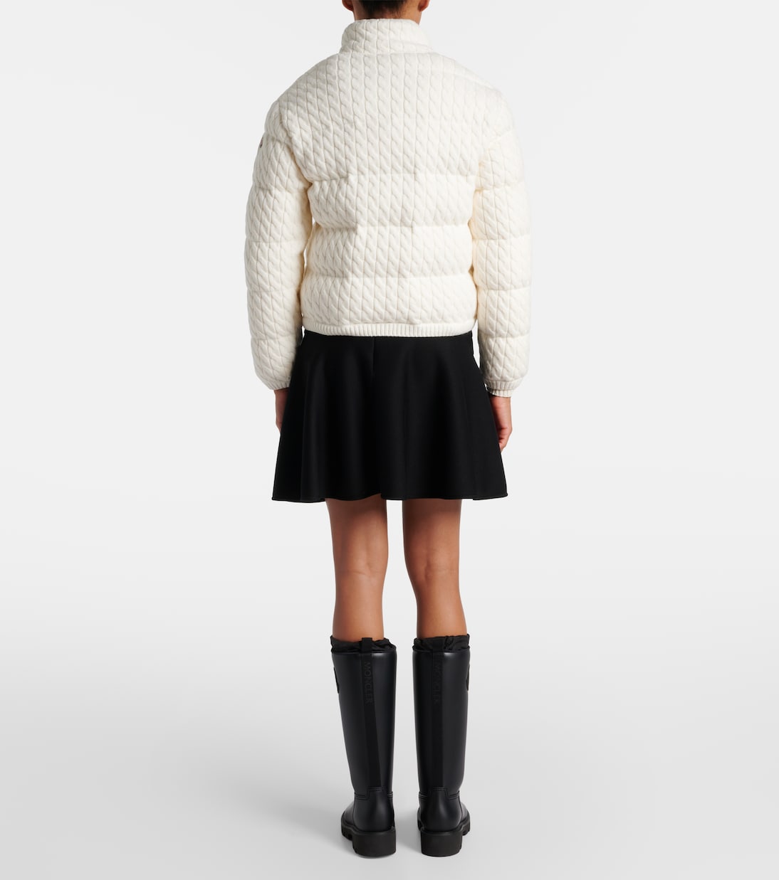 Chaqueta de plumas en mezcla de algodón | Moncler