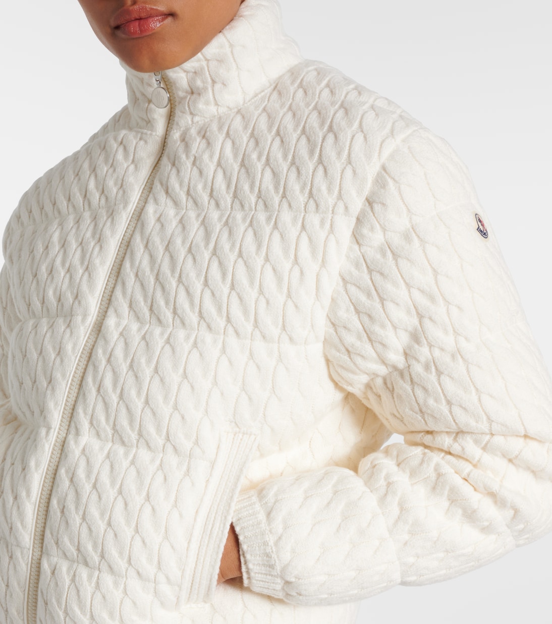 Chaqueta de plumas en mezcla de algodón | Moncler