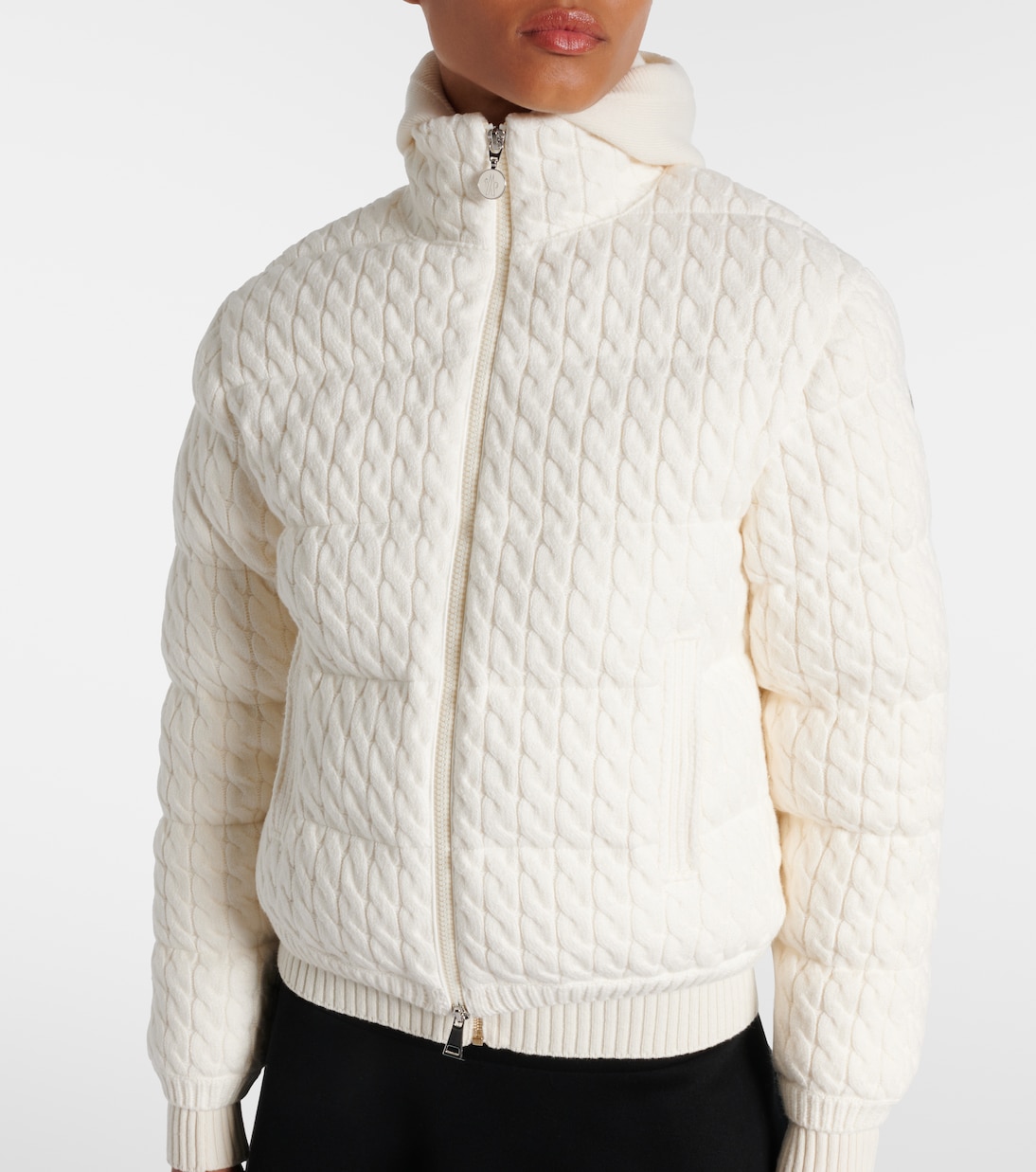 Chaqueta de plumas en mezcla de algodón | Moncler