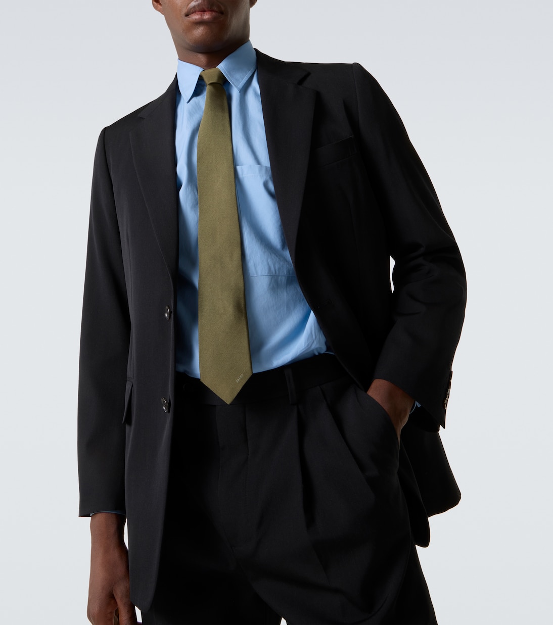 Cotton twill shirt | Auralee