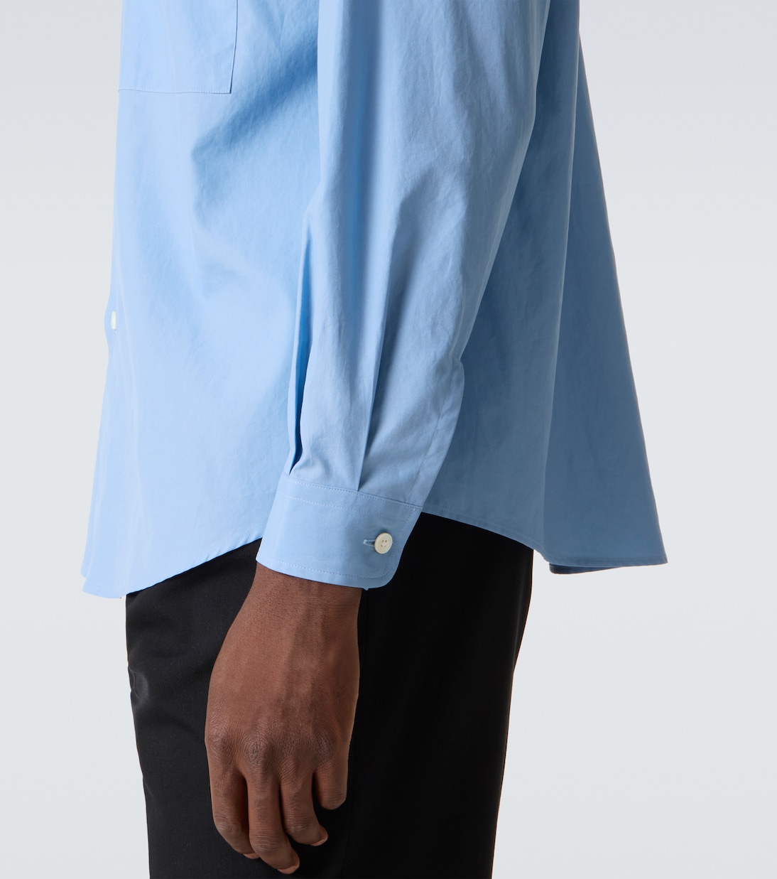 Cotton twill shirt | Auralee