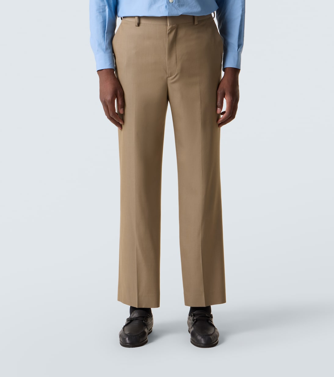 Wool gabardine suit pants | Auralee