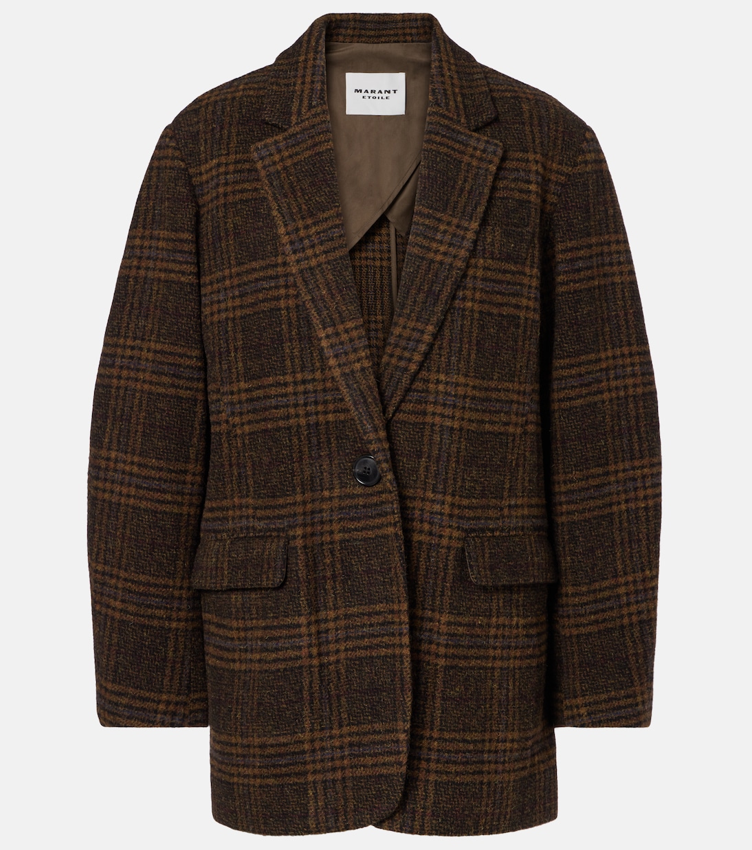 Gesina checked virgin wool blazer | Marant Etoile